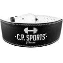 C.P. Sports - Padded Leather Weightlifting Belt XXS-6XL for Strength Training