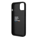 CG MOBILE - BMW Phone Case for iPhone 14 Plus, Black PU Carbon Fiber, Shock Absorption