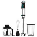 Experience the power of Cecotec's 1500W Hand Blender with CrossBlades technology, splash guard, and 800ml jug. Perfect for blending, crushing, and mixing!