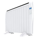 Stay warm with the Cecotec 1800W Electric Radiator featuring 12 elements, timer, and remote control. Perfect for wall or free-standing use. Keywords: electric radiator, energy saving, remote control
