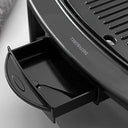 Cecotec - 2600W Electric Griddle with Durable Aluminium Plate, Black Finish
