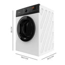 Cecotec - 7 kg Dryer with 15 Programs, Automatic Drying, Kid Lock, Silence Function