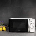 Cecotec - 700W Microwave with Grill, 20L Capacity, 6 Power Levels, 3Dwave Technology