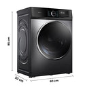 Cecotec - 8 kg Front Load Washing Machine, Inverter Motor, 16 Programs, SteamMax