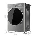 Cecotec - 9kg Front-Loading Washing Machine with Inverter Motor & SteamMax