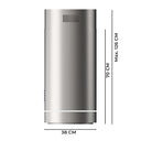 Cecotec - Bolero Flux Ire 388000 38cm A++ Stainless Steel Cooker Hood, 800 m3/h