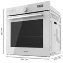 Cecotec - Bolero Hexa AF316000 Glass White, 3400W, 81L, 11 Functions, Airfryer Master