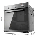 Cecotec - Bolero Hexa C136000 Built-In Oven, 2800W, 77L Capacity, Steam Assist