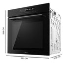 Cecotec - Built-in Oven 60cm, 2900W, 72L, 12 Functions, Eco Mode