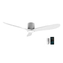 Experience the Cecotec EnergySilence Aero 5400 Aqua Ceiling Fan with Wifi and remote control. Ideal for year-round comfort with IP44 protection. Keywords: ceiling fan, Wifi, remote control, energy-efficient