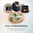 Cecotec - Oil-Free Air Fryer Paper Pack, 150 Pieces, Safe & Sustainable