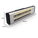 Cecotec - Quartz Electric Radiator 1200W, Adjustable Thermostat, IP24, Low Consumption