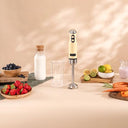 Cecotec - Retro Hand Blender 1200W with 4-Blade Titanium Coating