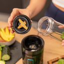 Cecotec - Single Glass Whisk Power Titanium 350W, Ice Crusher, 4 Blades, Portable Cups