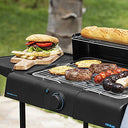 Cecotec - Stainless Steel Electric Grill with Adjustable Temperature & Grease Tray