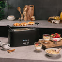 Cecotec - Vertical Toaster Toast&Taste 16000, 1630W, 2 Extra-Wide Slots, 3 Functions