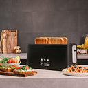 Cecotec - Vertical Toaster Toast&Taste 16000, 1630W, 2 Extra-Wide Slots, 3 Functions