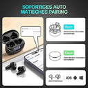 Cervanta - Bluetooth 5.3 Wireless Earbuds with Deep Bass & 35 Hours Playtime