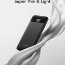 Charmast - Ultra Slim 10400mAh Power Bank, USB C In&Out, LED Display