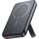 Discover the Chusii 12000mAh MagSafe Portable Charger with PD 20W Fast Charge. Ideal for iPhone users, featuring a digital display and sleek obsidian design.