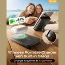 Chusii - 12000mAh MagSafe Portable Charger with PD 20W Fast Charge & Stand