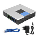 Cuifati VoIP Gateway Adapter - 2 Ports for Internet Phones