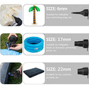 Czemo - Portable Electric Air Pump with USB Charging, 3 Nozzles, Quick Inflation