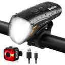 Deilin Bicycle Light Set - 70 Lux USB Rechargeable, IPX5 Waterproof