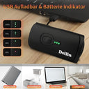 Deilin - 70 Lux USB Rechargeable Bicycle Light Set, IPX5 Waterproof, 3 Modes