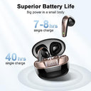 Dobopo - Bluetooth 5.1 Wireless Earbuds, Deep Bass, Noise Canceling, 30H Battery