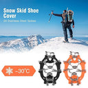 Doorslay - Upgraded Crampons with 24/32 Spikes for Ultimate Ice Grip