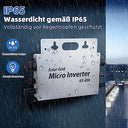 E-Polar - 800W IP65 Waterproof Solar Inverter with WLAN App for Balcony