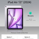 ESR - Ascend Keyboard Case for iPad Air 13" 2024 with Trackpad, Pink