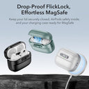 ESR - MagSafe Ready AirPods Pro 2 Case with Magnetic Lid Lock, Blue