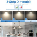 Eande - 10 LED Recessed Spotlights, Dimmable, IP44, 4000K Neutral White