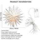 Eanloly - Illuminated LED Christmas Star for Indoor Window Decoration, 45 cm