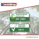 Edding - EDD-336 Ink Cartridge HP 301XL CH563EE - Black - 21 ml