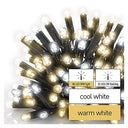 Emos - 3m Ice Rain Fairy Lights, 50 LED, IP44 for Indoor/Outdoor Use