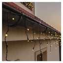 Emos - 3m Ice Rain Fairy Lights, 50 LED, IP44 for Indoor/Outdoor Use