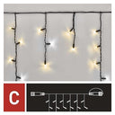 Emos - 3m Ice Rain Fairy Lights, 50 LED, IP44 for Indoor/Outdoor Use
