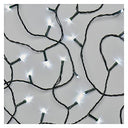 Emos 4m LED Light Chain - Cold White, 40 LEDs, Timer Function