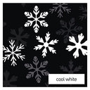 Emos - Robust LED Candle with Projector, Winter Snowflakes, USB/Battery Operated