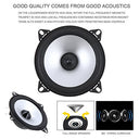 Epathchina - 2pcs 4 Inch 60W Car Coaxial Speakers, HiFi Sound, Full Range Audio