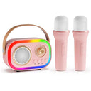 Etpark Karaoke Microphone for Kids - 2 Mics, 5 Lights, 12 Effects