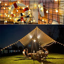 Eubuy - LED Outdoor String Lights, Battery Powered, 10M, 80 Lamps for Indoor/Outdoor Decor