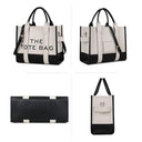 Excefore - Stylish PU Leather Tote Bag for Women, Versatile Shoulder & Crossbody Use