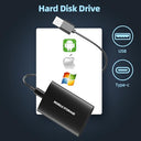 External - 2TB USB Ultrathin Metal Portable Hard Drive for Mac & PC