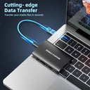 External - 2TB USB Ultrathin Metal Portable Hard Drive for Mac & PC