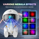 FSSQBFLC - Astronaut Galaxy Projector with Timer, Remote, LED Nebula Light