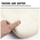 Fayedenicy - Soft Leather Motorcycle Cruiser Seat Cover for Honda Rebel 500/300